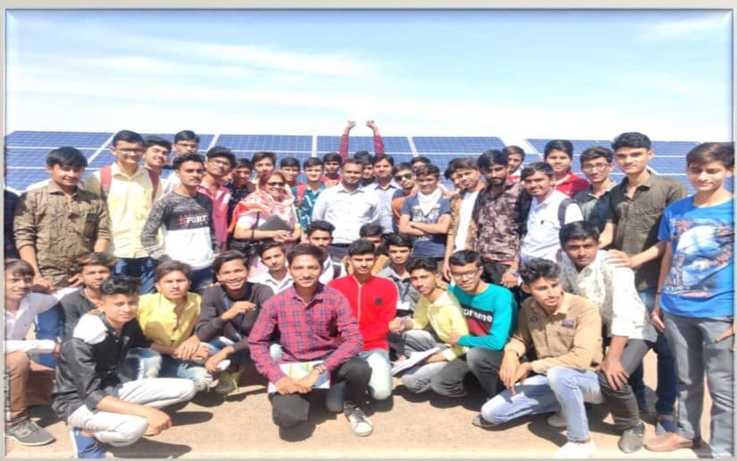 Industrial Visit to Charanka Solar Power Plant (1)