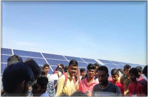 Industrial Visit to Charanka Solar Power Plant (2)