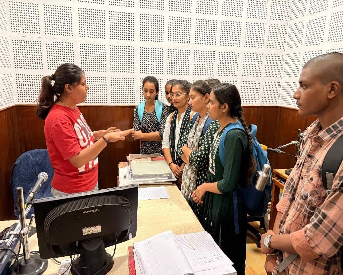 Industrial Visit: Community Radio Station, Palanpur (Semester 1) (1)