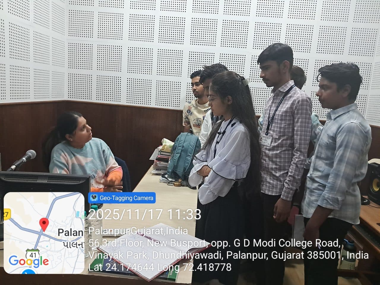 Industrial Visit: Community Radio Station, Palanpur (Semester 3) (2)
