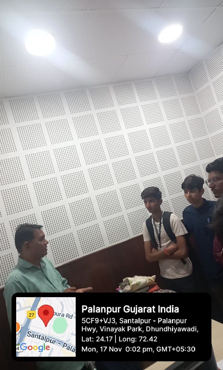 Industrial Visit: Community Radio Station, Palanpur (Semester 3) (3)