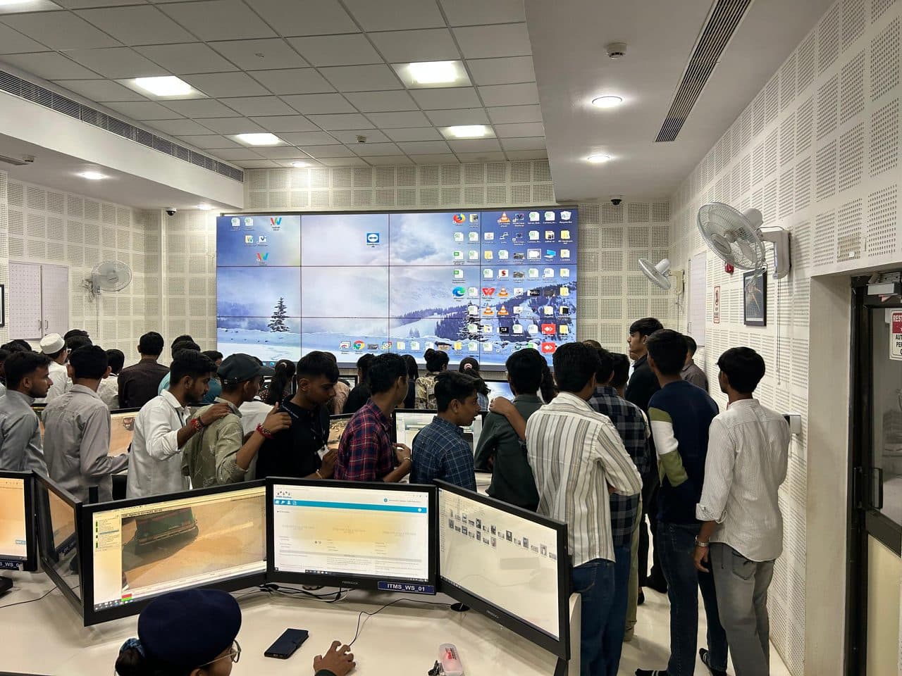 Industrial Visit: NETRAM (Command and Control Centre), Palanpur (2)