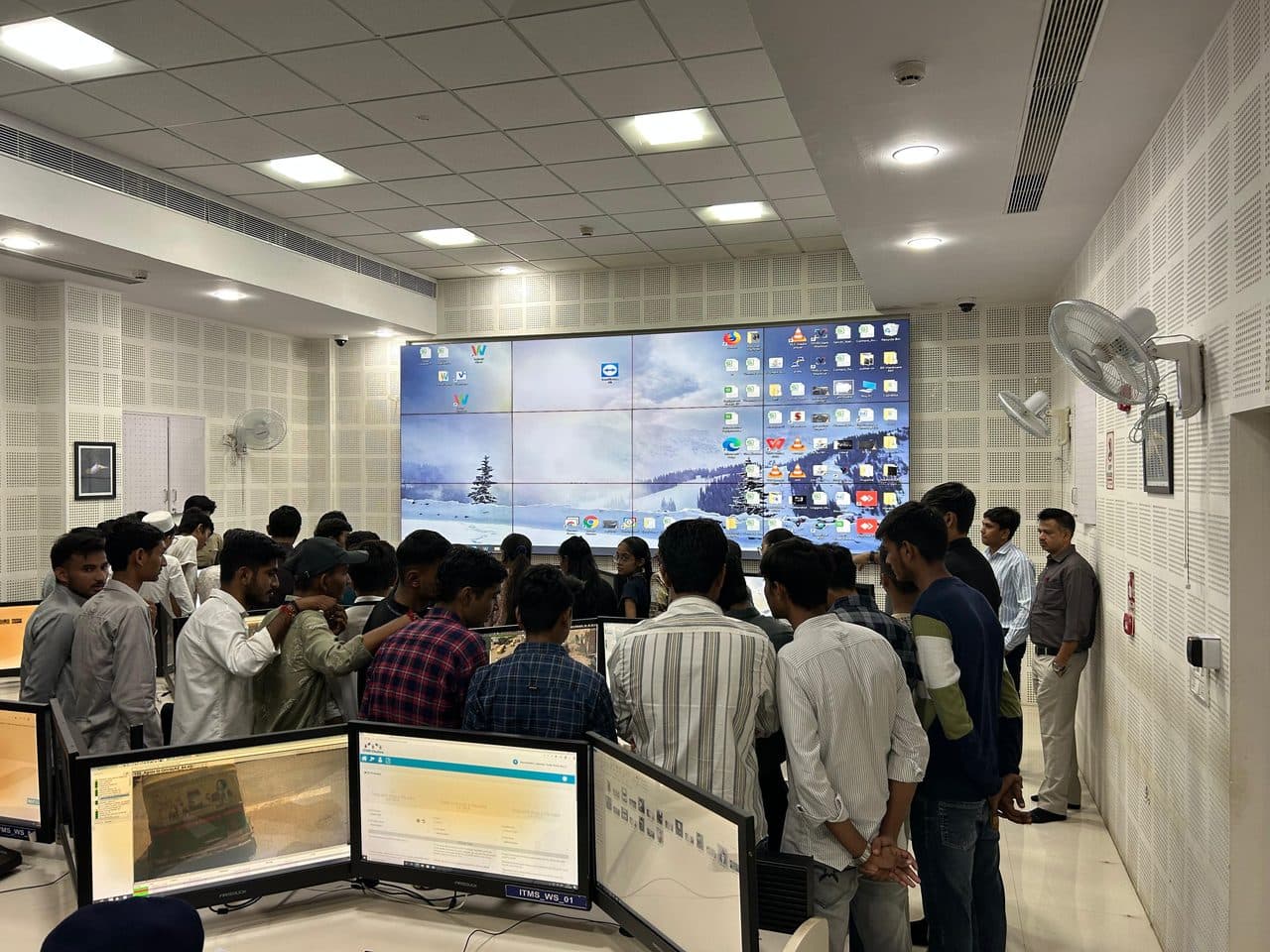 Industrial Visit: NETRAM (Command and Control Centre), Palanpur (3)